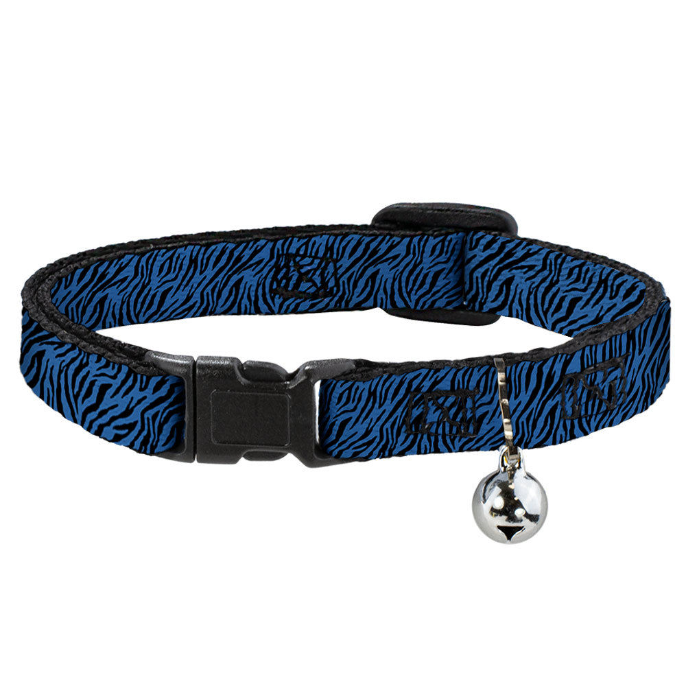 Cat Collar Breakaway - Zebra 2 Turquoise Breakaway Cat Collars Buckle-Down   
