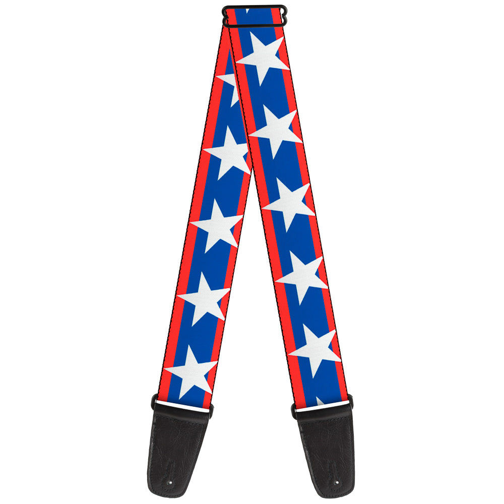 Guitar Strap - Stars Stripes Red Blue White Guitar Straps Buckle-Down   