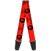Guitar Strap - Che Red Black Guitar Straps Buckle-Down   
