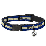 Cat Collar Breakaway - El Salvador Flag Black Breakaway Cat Collars Buckle-Down   