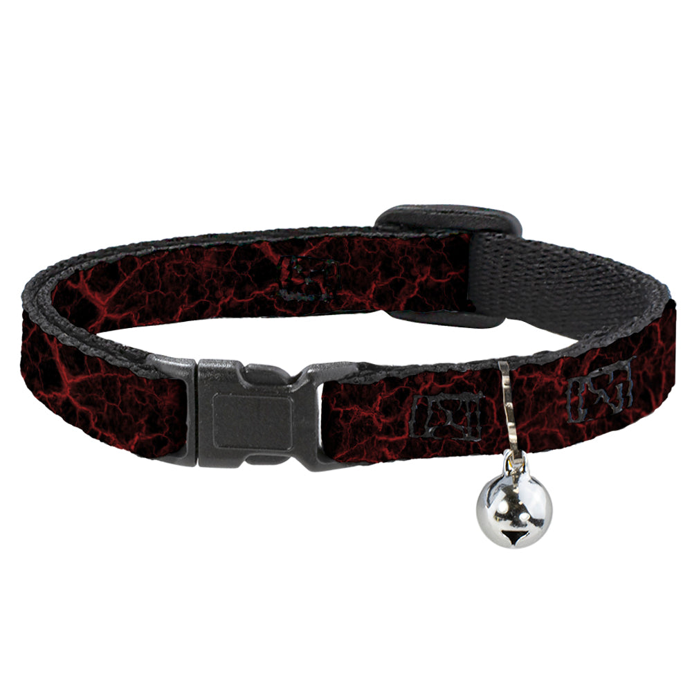 Cat Collar Breakaway - Marble Black Red Breakaway Cat Collars Buckle-Down   