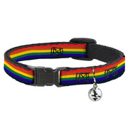 Cat Collar Breakaway - Rainbow Breakaway Cat Collars Buckle-Down   