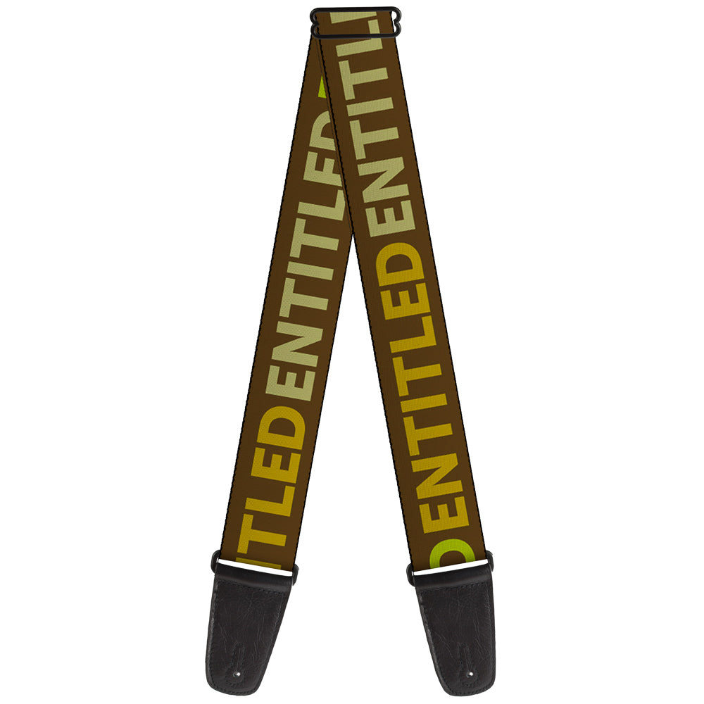 Guitar Strap - ENTITLED Tonal Greens Guitar Straps Buckle-Down   