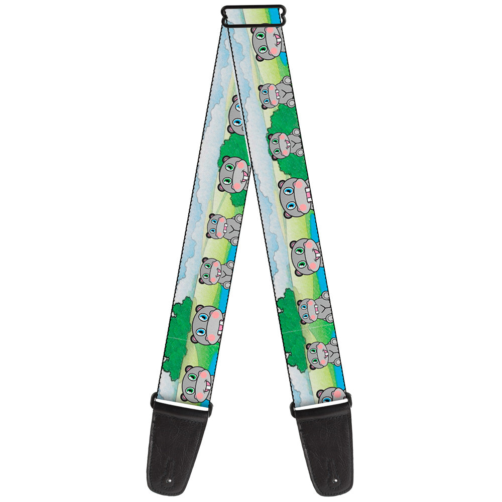 Guitar Strap - Hippo Cartoon Guitar Straps Buckle-Down   