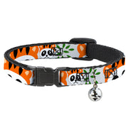 Cat Collar Breakaway - Panda w Tiger Hat Breakaway Cat Collars Buckle-Down   