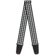 Guitar Strap - Printed Studs Guitar Straps Buckle-Down   