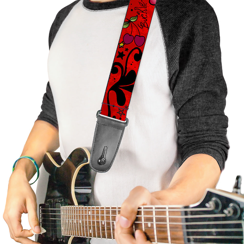 Guitar Strap - Mom & Mom Red Guitar Straps Buckle-Down   