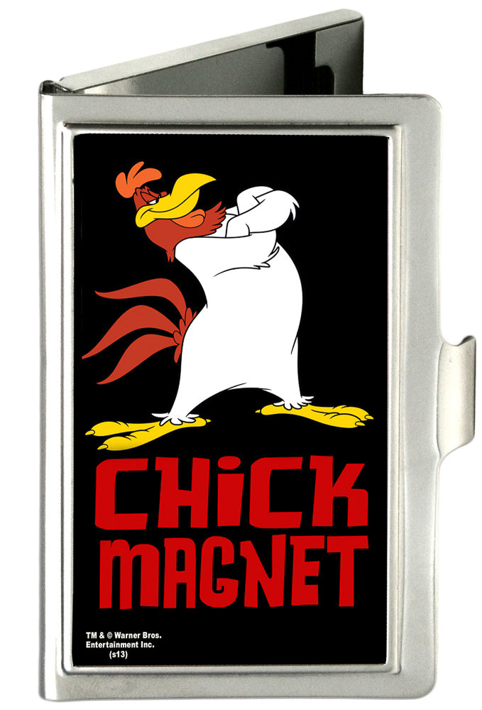 Wile E. Coyote Epic Fail Business Card Holder - Fun Novelty Card Case In Black/Red