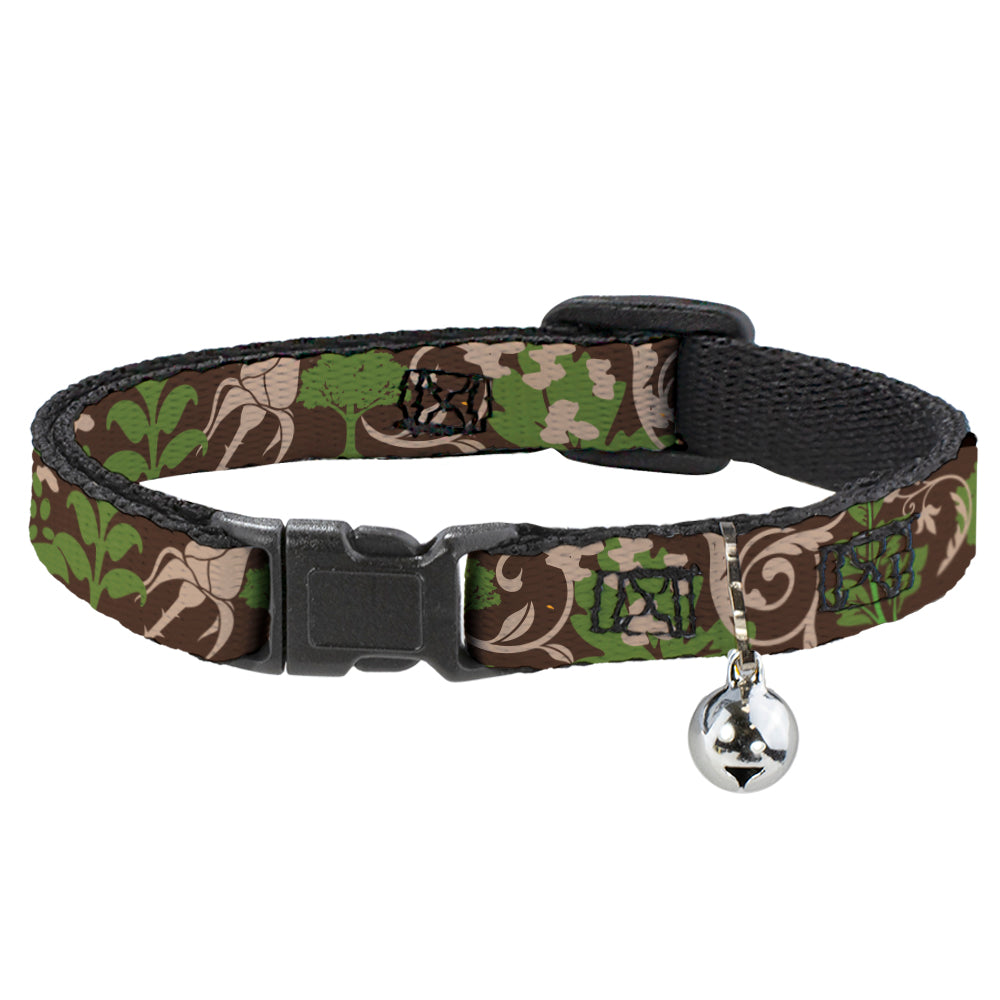 Cat Collar Breakaway - Earthy Brown Green Breakaway Cat Collars Buckle-Down   