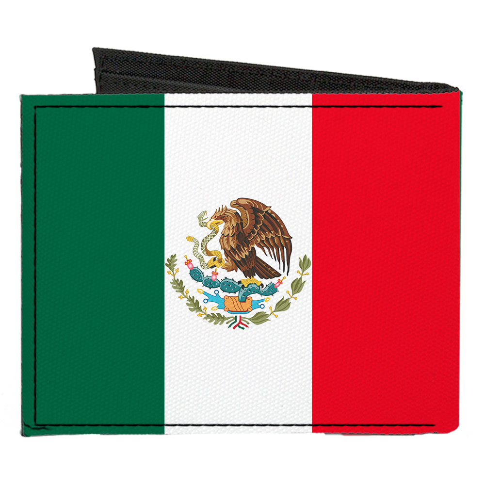 Canvas Bi-Fold Wallet - Mexico Flag Canvas Bi-Fold Wallets Buckle-Down   