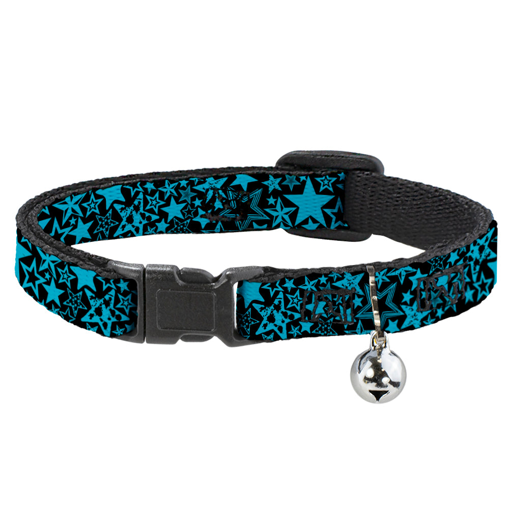 Cat Collar Breakaway - Stargazer Black Blue Breakaway Cat Collars Buckle-Down   