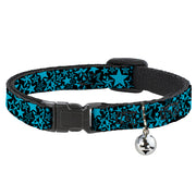 Cat Collar Breakaway - Stargazer Black Blue Breakaway Cat Collars Buckle-Down   