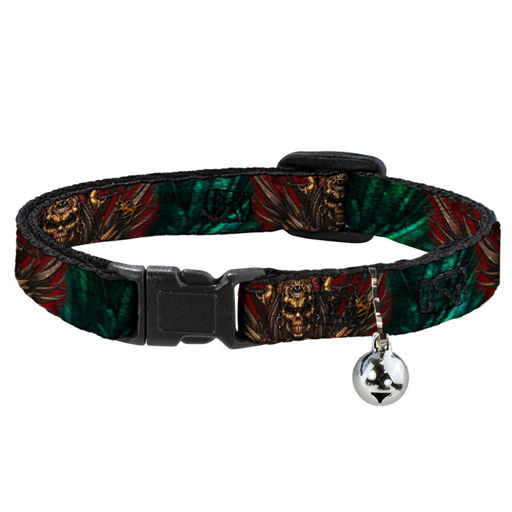 Cat Collar Breakaway - Tattoo Johnny-Zombie King Breakaway Cat Collars Tattoo Johnny   