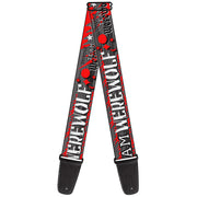Guitar Strap - Team Werewolf Guitar Straps Buckle-Down   