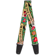 Guitar Strap - Only God Can Judge Me Green Guitar Straps Buckle-Down   