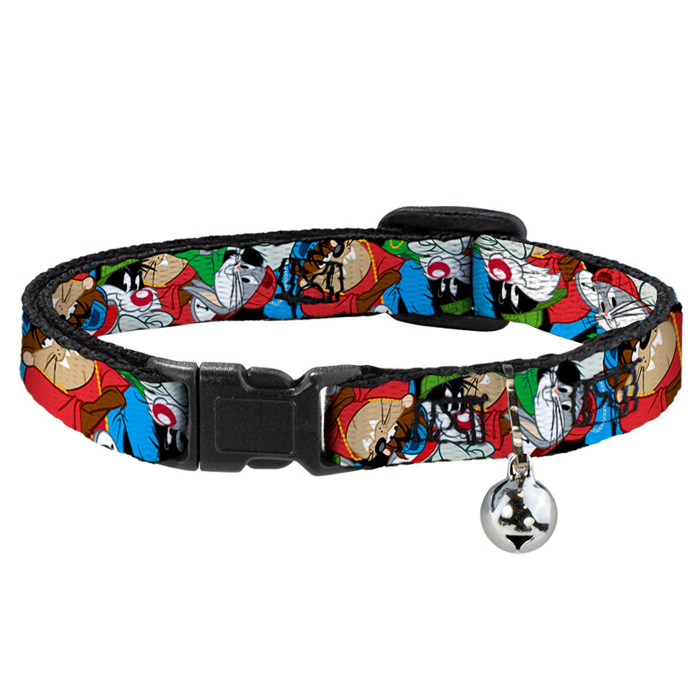 Cat Collar Breakaway - Looney Tunes 3-B-Boy Stance Character Poses Stacked Breakaway Cat Collars Looney Tunes   
