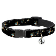 Cat Collar Breakaway - Flying Mallards Black Breakaway Cat Collars Buckle-Down   
