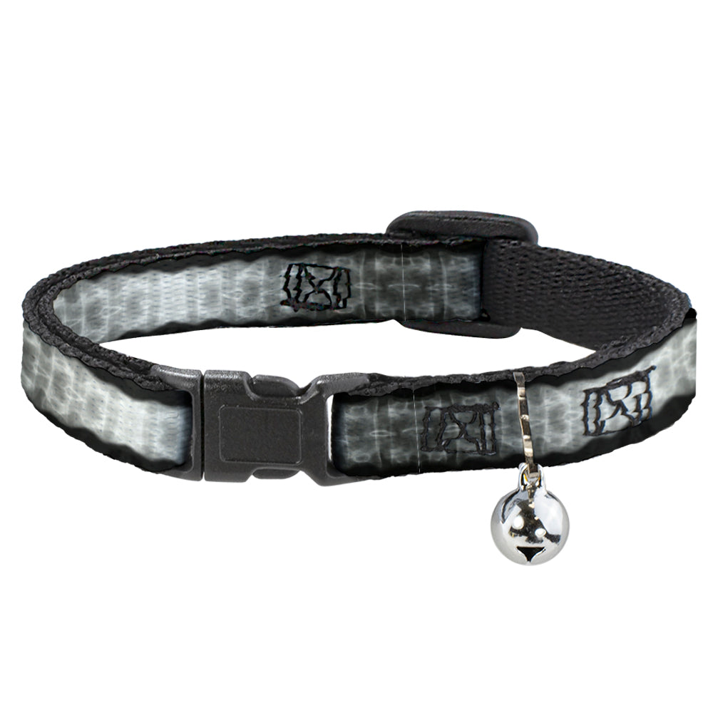 Cat Collar Breakaway - Spinal X-Ray Black White Breakaway Cat Collars Buckle-Down   