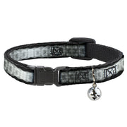 Cat Collar Breakaway - Spinal X-Ray Black White Breakaway Cat Collars Buckle-Down   