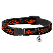 Cat Collar Breakaway - Flame Orange Breakaway Cat Collars Buckle-Down   