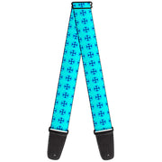 Guitar Strap - Wallpaper2 Baby Blue Blue Guitar Straps Buckle-Down   