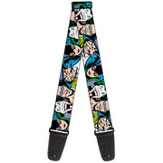 Guitar Strap - Justice League Villains CLOSE-UP Guitar Straps DC Comics   
