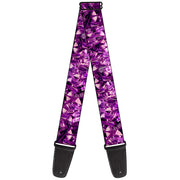 Guitar Strap - Crystals Purples Guitar Straps Buckle-Down   