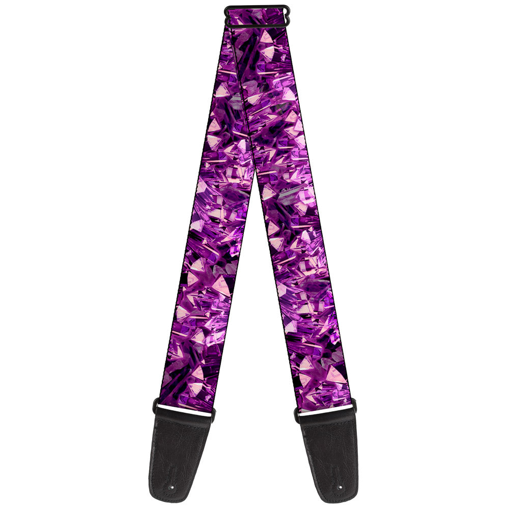 Guitar Strap - Crystals Purples Guitar Straps Buckle-Down   