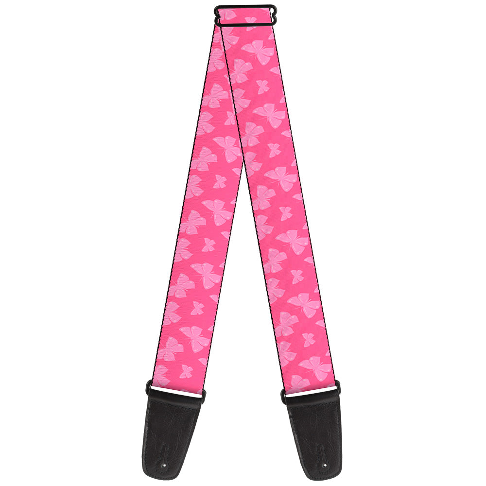 Guitar Strap - Butterflies Pink Guitar Straps Buckle-Down   