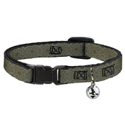 Cat Collar Breakaway - Tapestry Charcoal Olive Breakaway Cat Collars Buckle-Down   