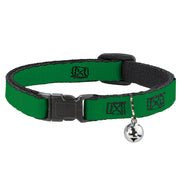 Cat Collar Breakaway - Green Breakaway Cat Collars Buckle-Down   