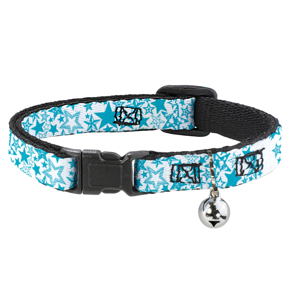Cat Collar Breakaway - Stargazer White Blue Breakaway Cat Collars Buckle-Down   