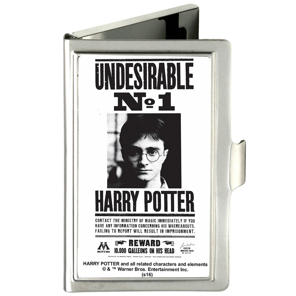 Business Card Holder - SMALL - Harry Potter UNDESIRABLE NO 1 FCG White Black Business Card Holders Harry Potter Default Title