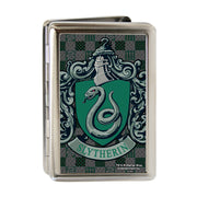 Business Card Holder - LARGE - Harry Potter SLYTHERIN Crest FCG Green Gray Metal ID Cases Harry Potter Default Title