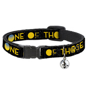 Cat Collar Breakaway - Joy Poses Rain ONE OF THOSE DAYS Black Gray Blues Yellow Breakaway Cat Collars Disney   