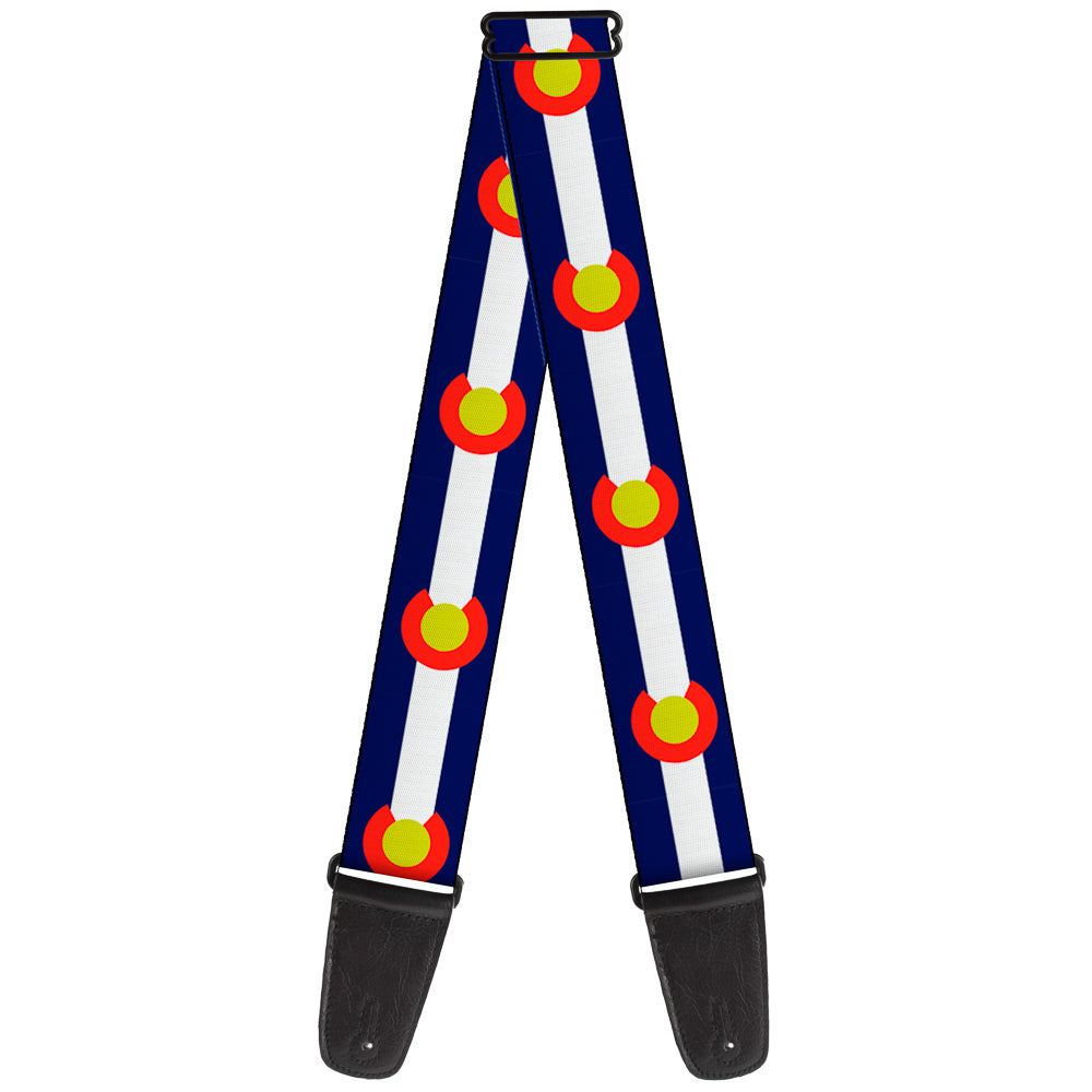 Guitar Strap - Colorado Flags2 Repeat Guitar Straps Buckle-Down   