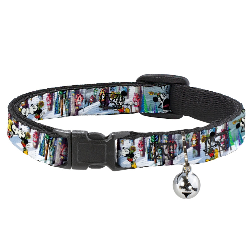 Cat Collar Breakaway - Mickey & Minnie Yodelberg Scenes Breakaway Cat Collars Disney   
