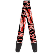 Guitar Strap - Bacon w Text2 Guitar Straps Buckle-Down   