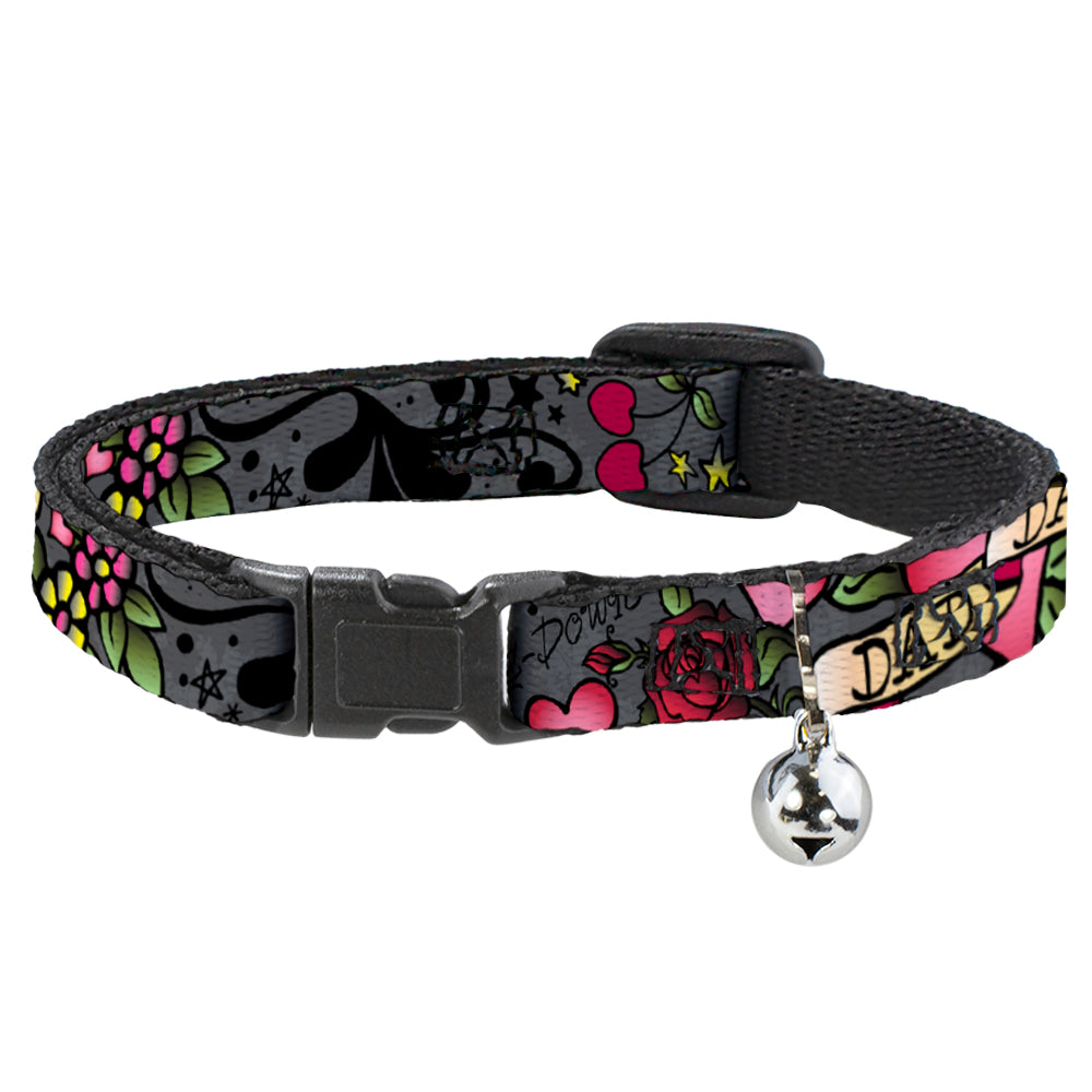 Cat Collar Breakaway - Dad & Dad Gray Breakaway Cat Collars Buckle-Down   