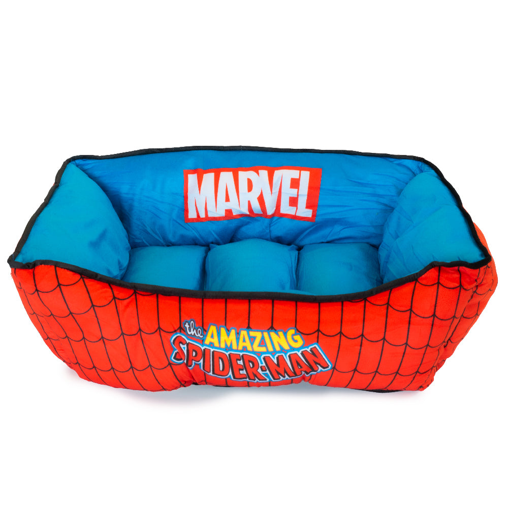 Pet Bed - Marvel Spider-Man Blue Black Red Pet Beds Marvel Comics   