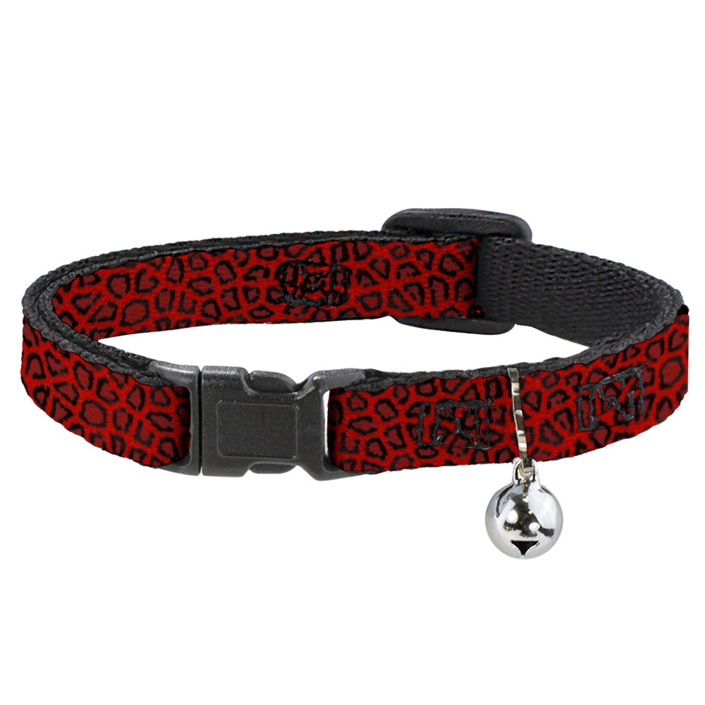 Cat Collar Breakaway - Leopard Red Breakaway Cat Collars Buckle-Down   