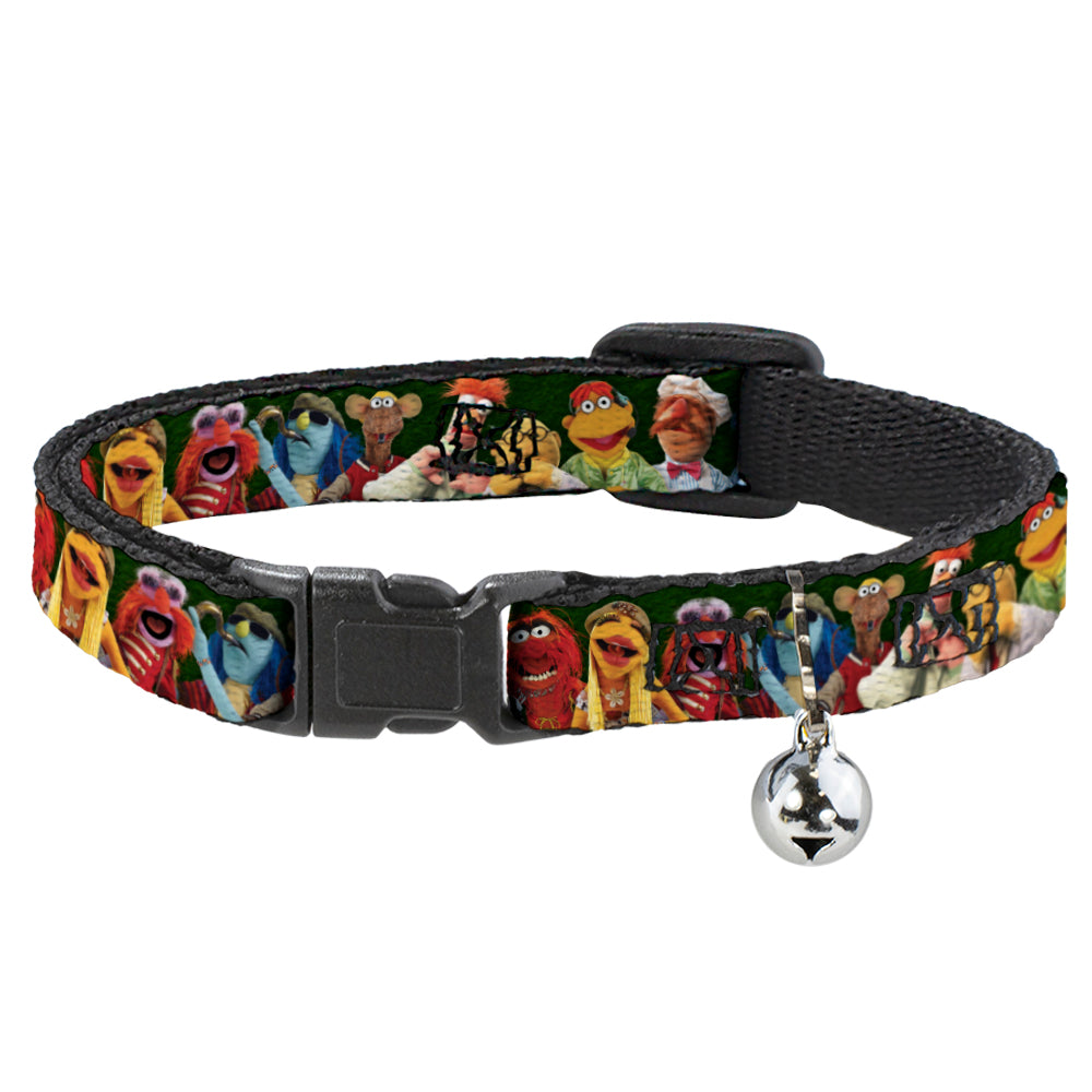 Cat Collar Breakaway - Muppets 20-Character Group Pose Greens Breakaway Cat Collars Disney   