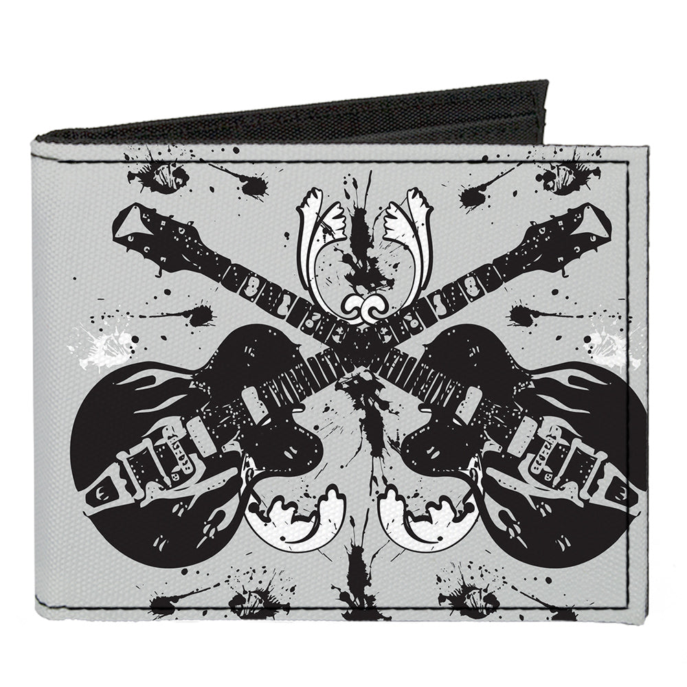 Canvas Bi-Fold Wallet - Electric Guitars Canvas Bi-Fold Wallets Buckle-Down   