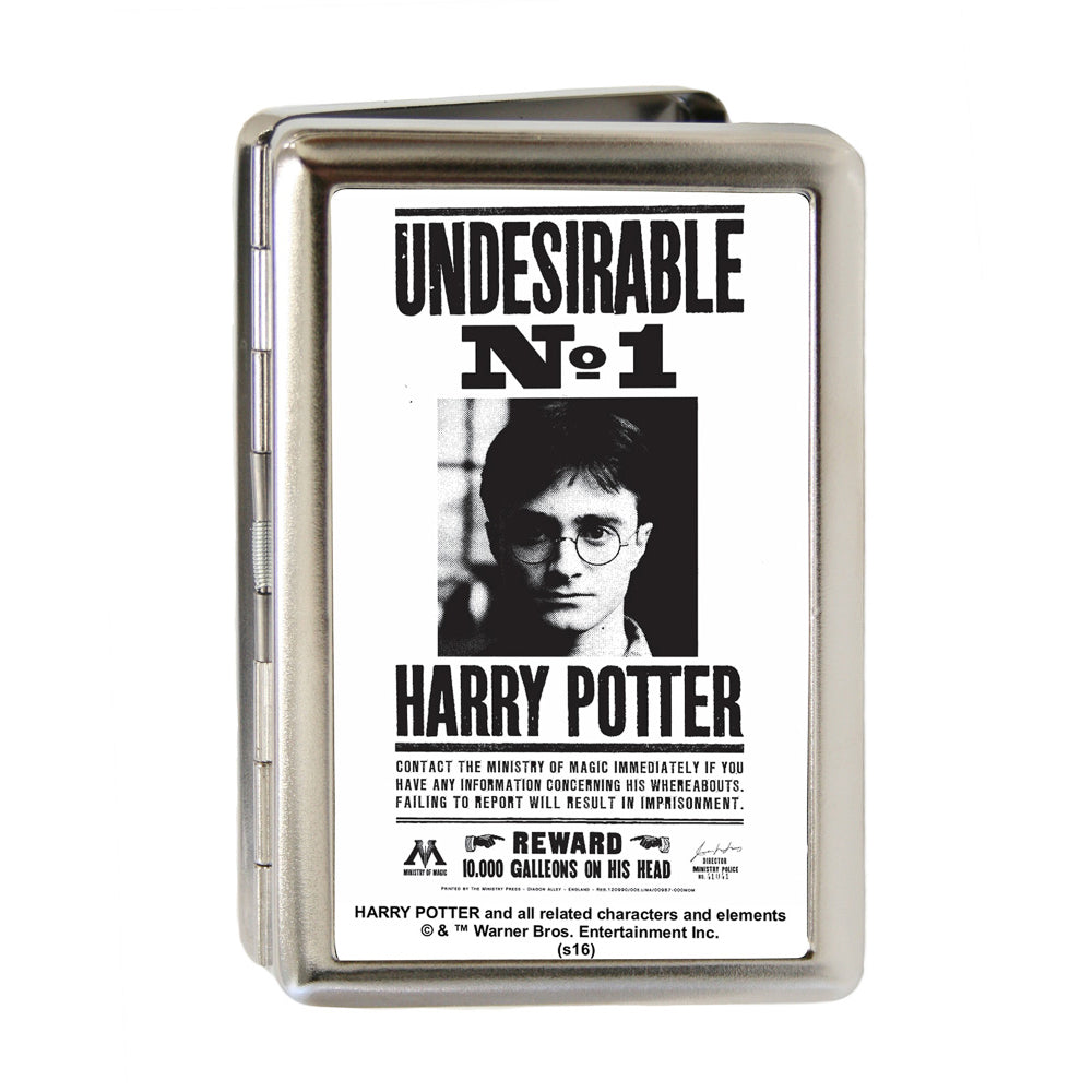 Business Card Holder - LARGE - Harry Potter UNDESIRABLE NO 1 FCG White Black Metal ID Cases Harry Potter Default Title