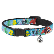 Cat Collar Breakaway - Ariel, Sebastian & Flounder Scene2 Breakaway Cat Collars Disney   
