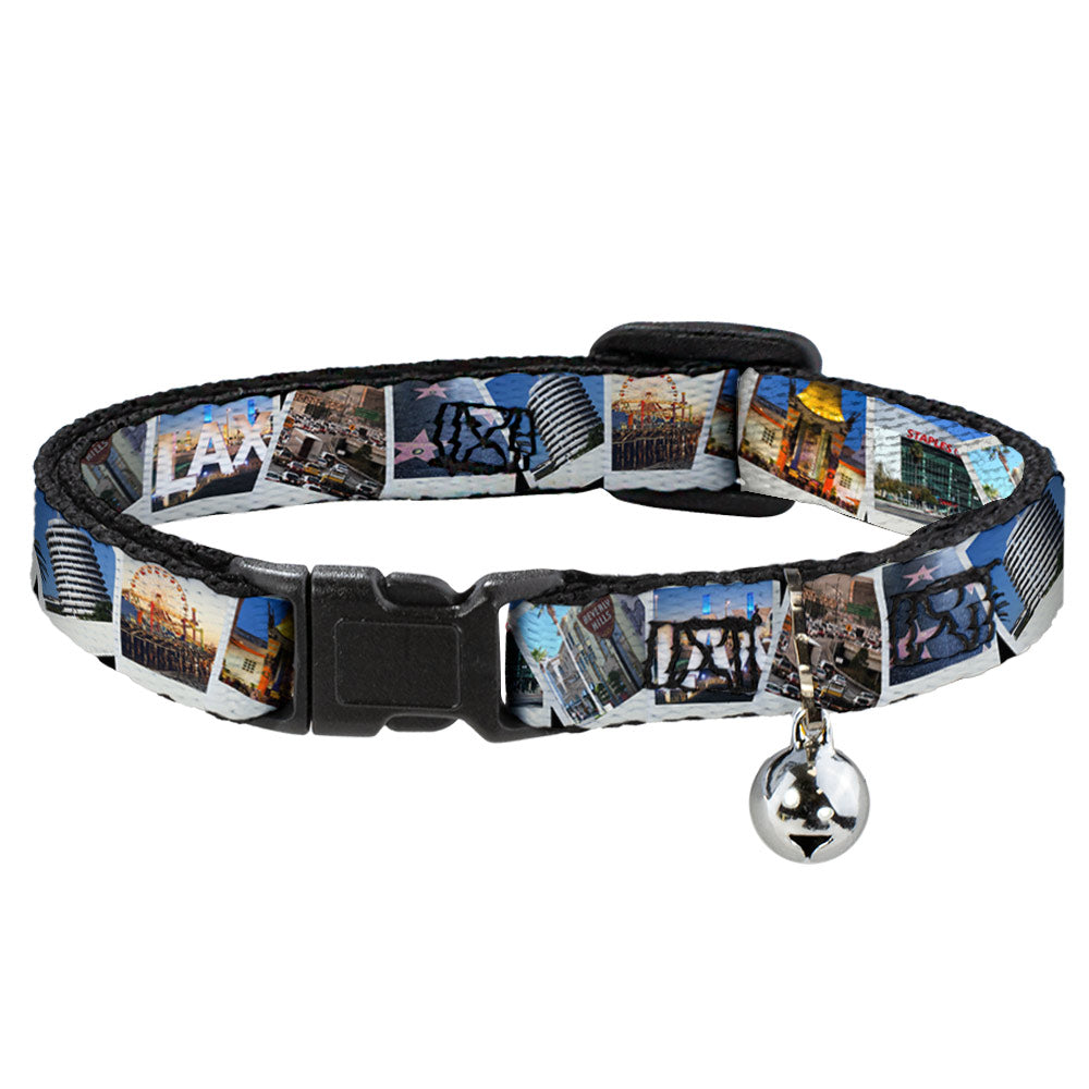Cat Collar Breakaway - Vivid Los Angeles Snapshots Stacked Breakaway Cat Collars Buckle-Down   