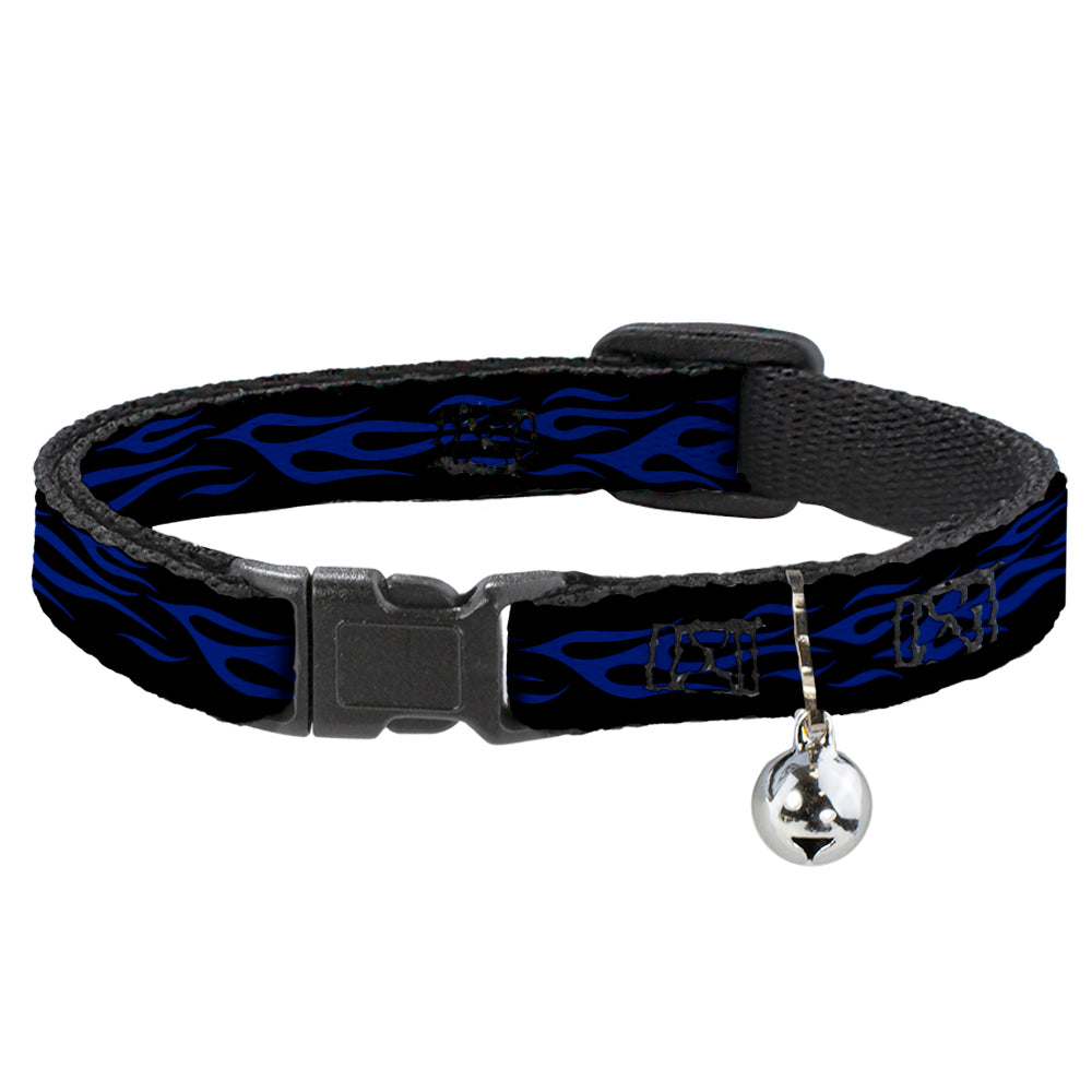 Cat Collar Breakaway - Flame Blue Breakaway Cat Collars Buckle-Down   