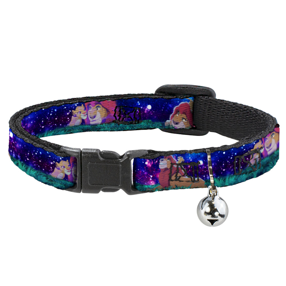 Cat Collar Breakaway - Mufasa & Simba Night Poses Breakaway Cat Collars Disney   