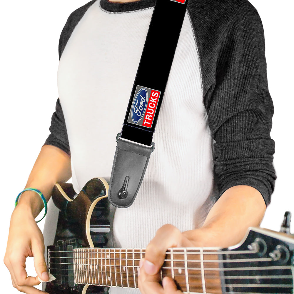 Guitar Strap - Ford Trucks Logo REPEAT Guitar Straps Ford   