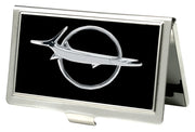 Business Card Holder - SMALL - Barracuda Emblem FCG Black Silver Business Card Holders Dodge   